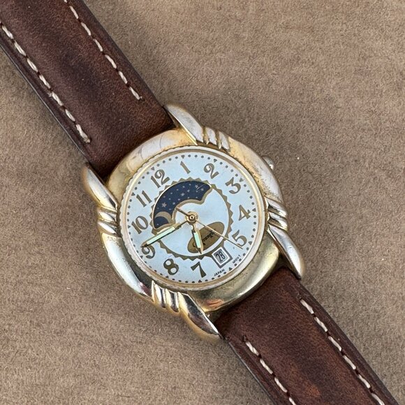 Vintage Wrangler Moon Phase Watch with Date - Picture 4 of 8